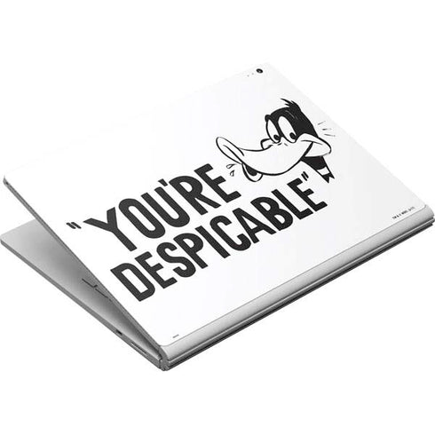 Looney Tunes Daffy Duck Youre Despicable Surface Book Skin